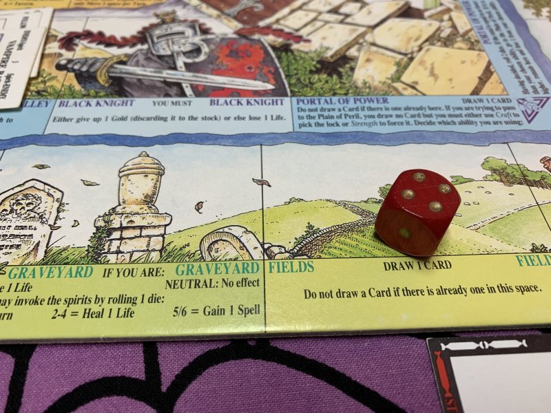 Dice included with the 2nd edition of the game.