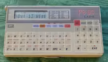 Casio PB-80 portable computer.