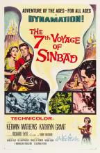 The 7th Voyage of Sinbad film poster.