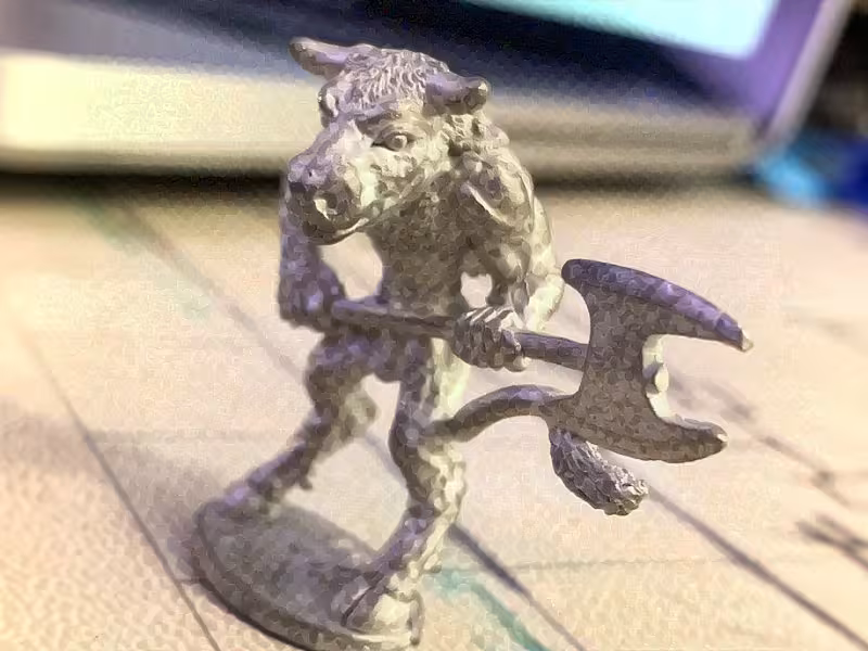 Miniature of a Minotaur