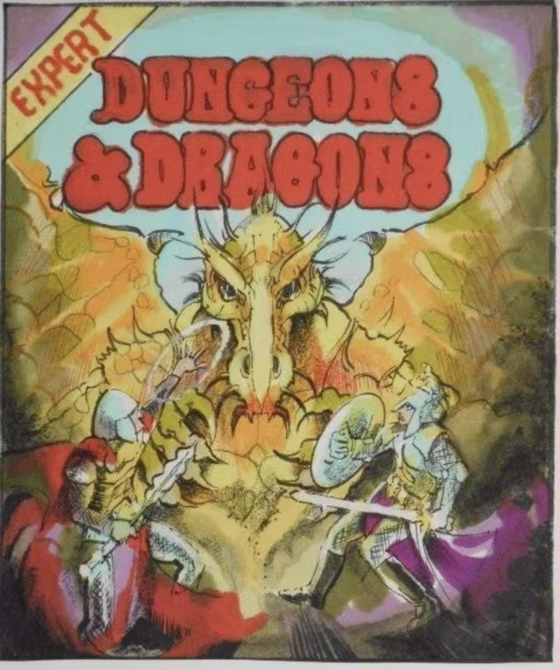 Alternative cover art proposed for D&D Expert rulebook