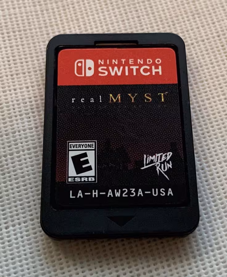 realMyst cartridge for Switch