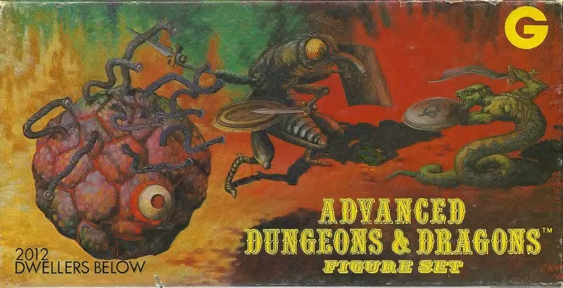 Advanced Dungeons & Dragons Monsters Figure Set miniatures.