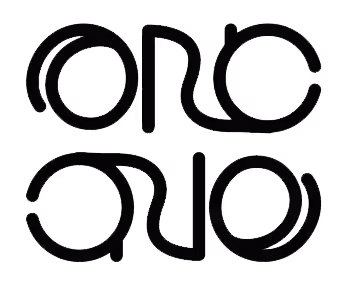 Orc.one ambigram stacked.