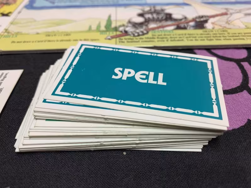 A stack of Spell Cards